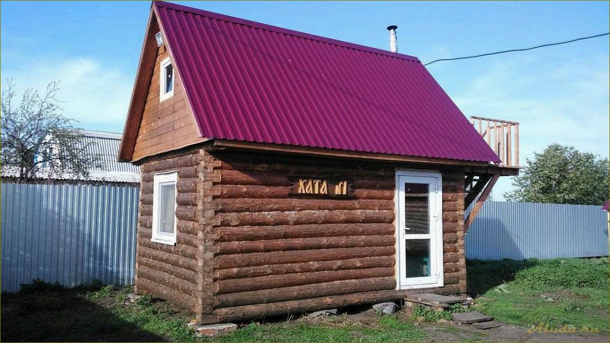 Идеальный отдых в уютном домике в деревне Омская область — наслаждайтесь природой и релаксируйте вдали от городской суеты