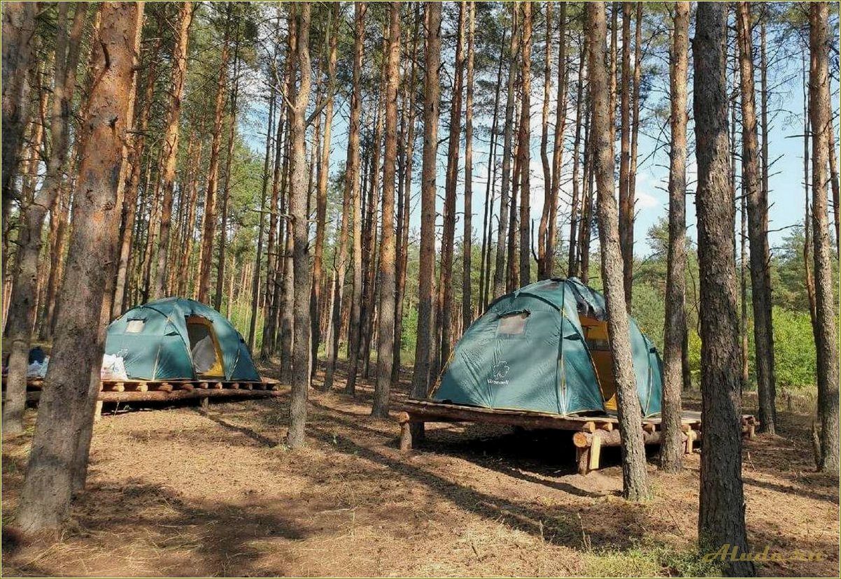 Отдых палатками в Тульской области