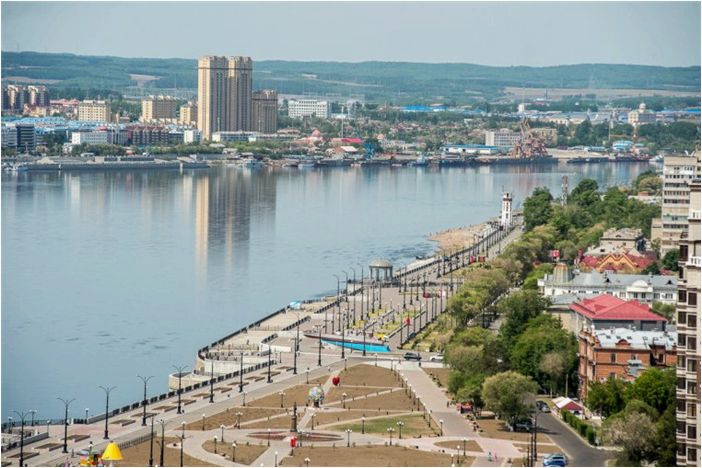 Столица Амурской области Благовещенск