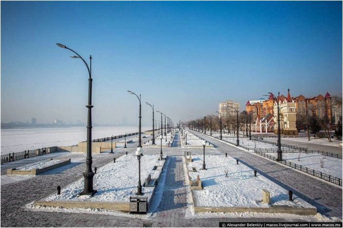 Столица Амурской области Благовещенск