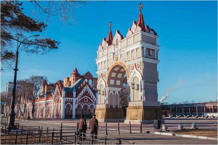 Столица Амурской области Благовещенск