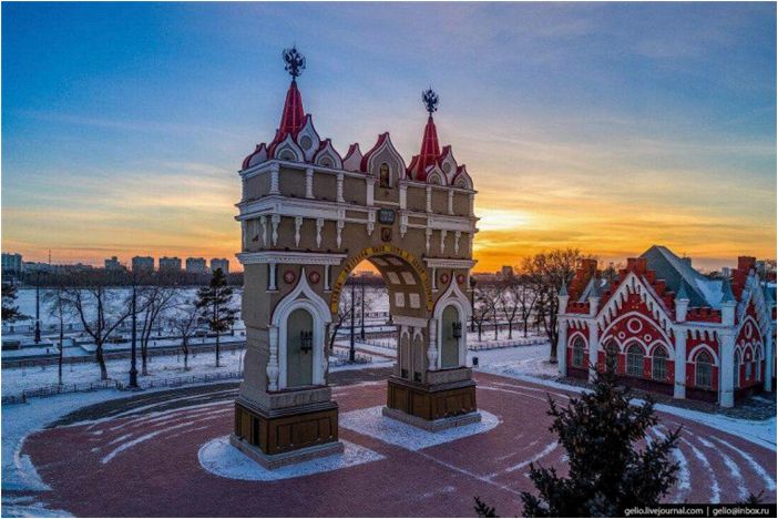 Столица Амурской области Благовещенск