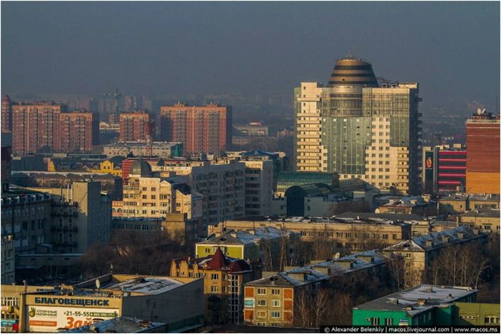 Столица Амурской области Благовещенск