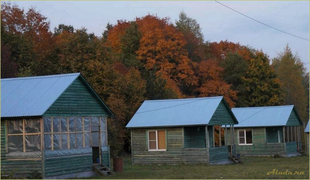 Отдых в уютных домиках в окружении природы Рязанской области