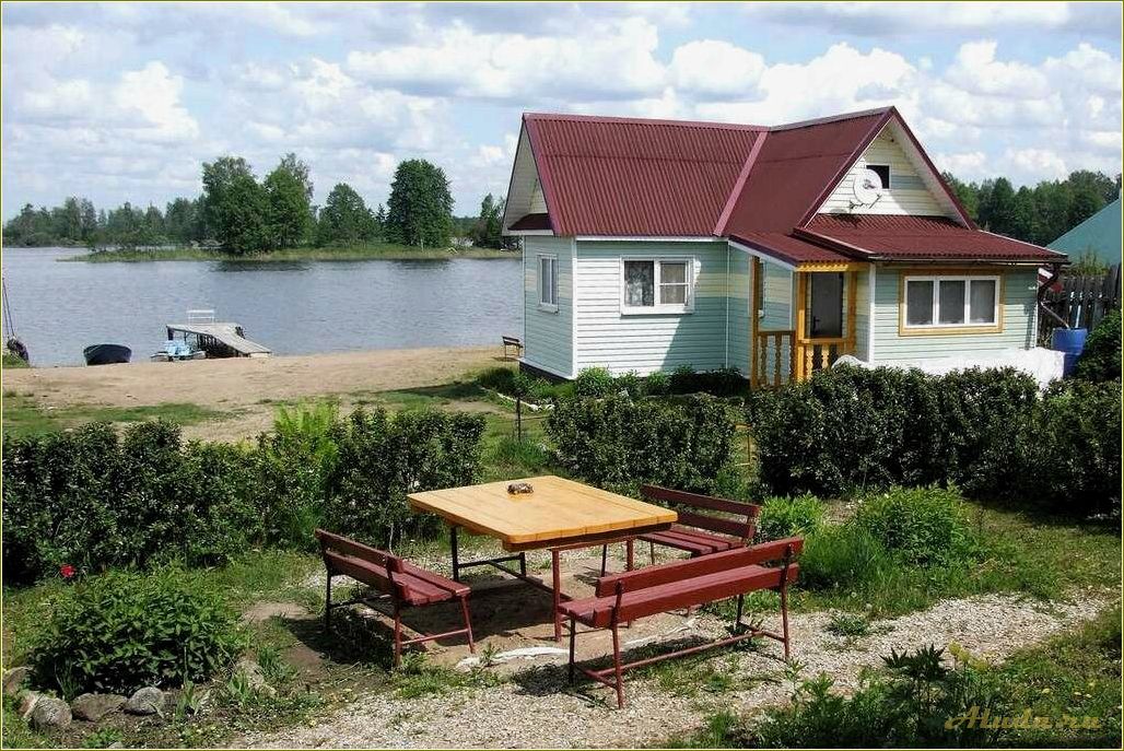 Дома отдыха на озерах Тверской области