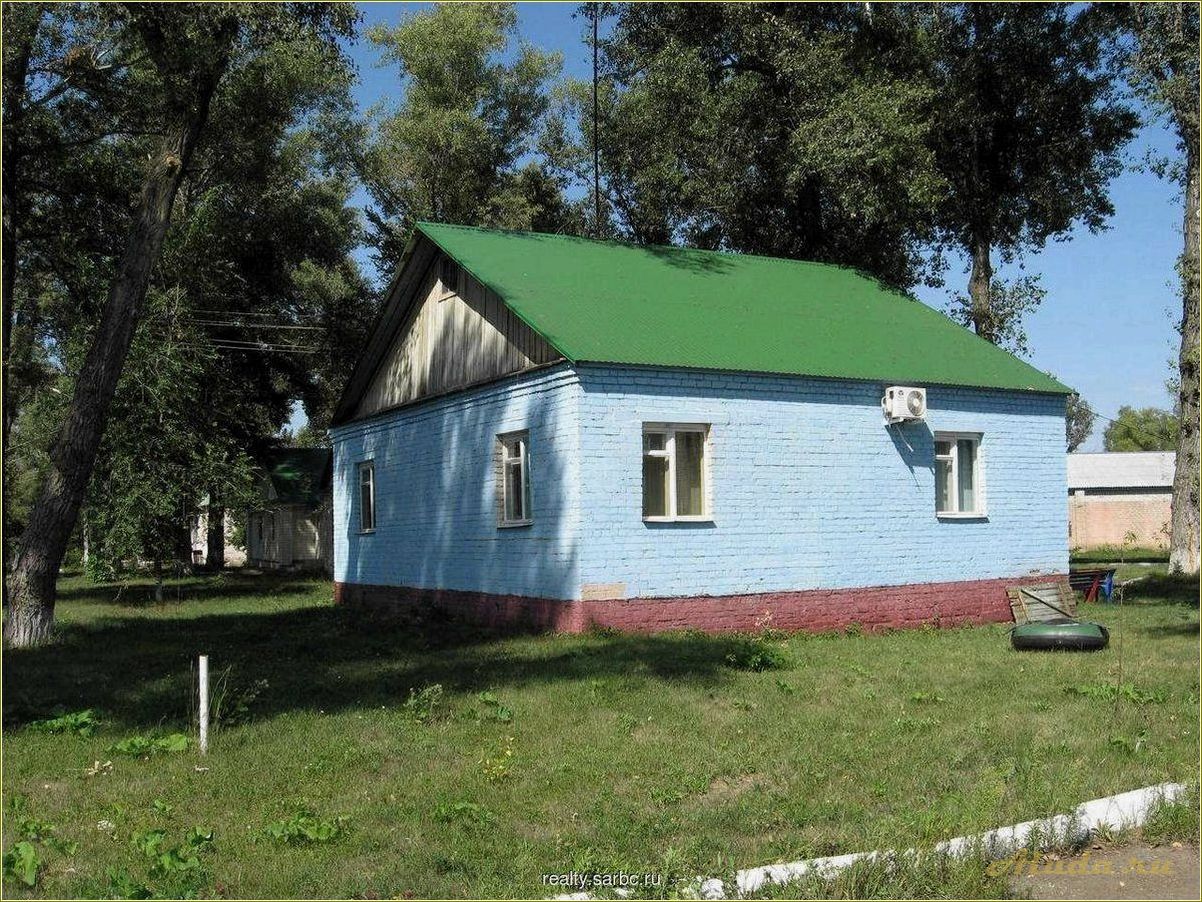 База отдыха в Орловском Марксовского района Саратовской области