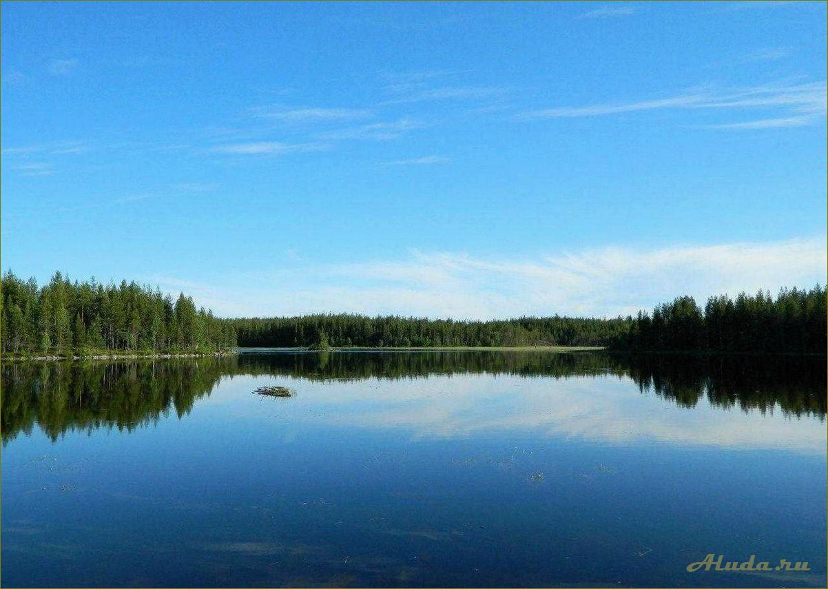 Озеро в Мурманской области — идеальное место для отдыха и релаксации