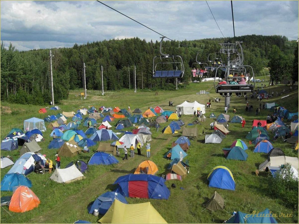 Места отдыха с палатками Свердловская область