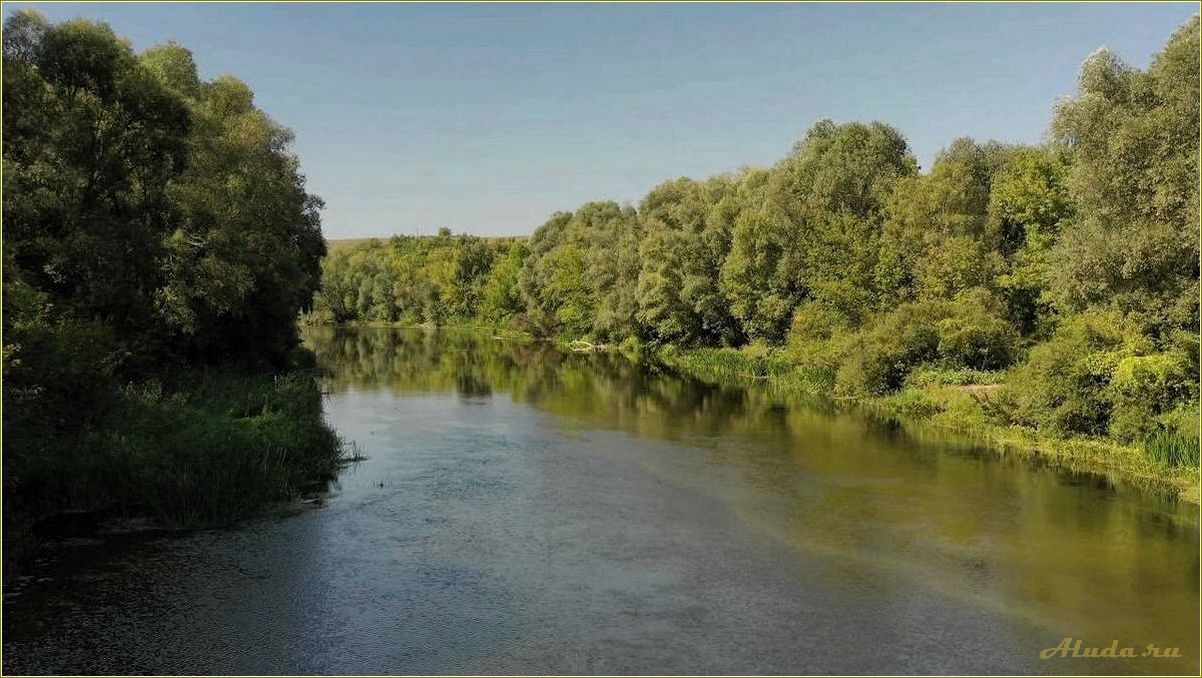 Отдых на реке Ворона Тамбовской области