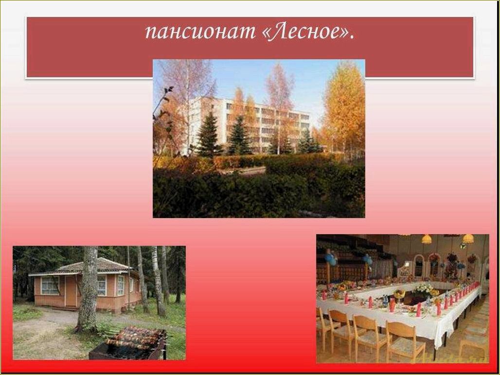 База отдыха в Лесном Тутаевского района Ярославской области: официальный сайт и цены