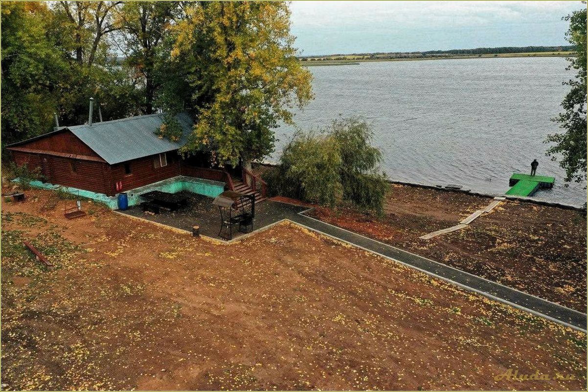 База отдыха на берегу реки Волга — уютные домики для рыбаков в самарской области
