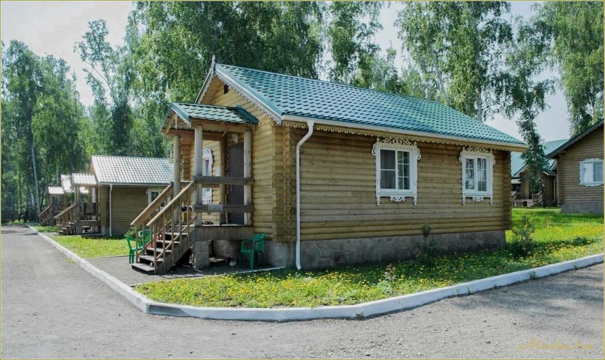 База отдыха на острове в Челябинской области