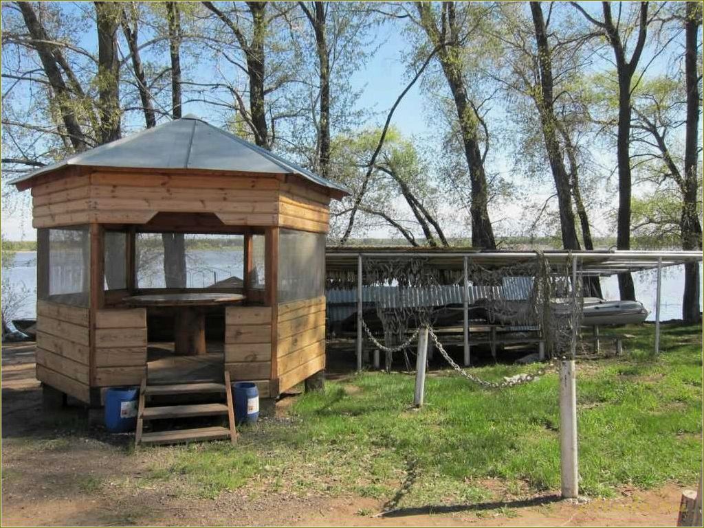 База отдыха на берегу реки Волга — уютные домики для рыбаков в самарской области
