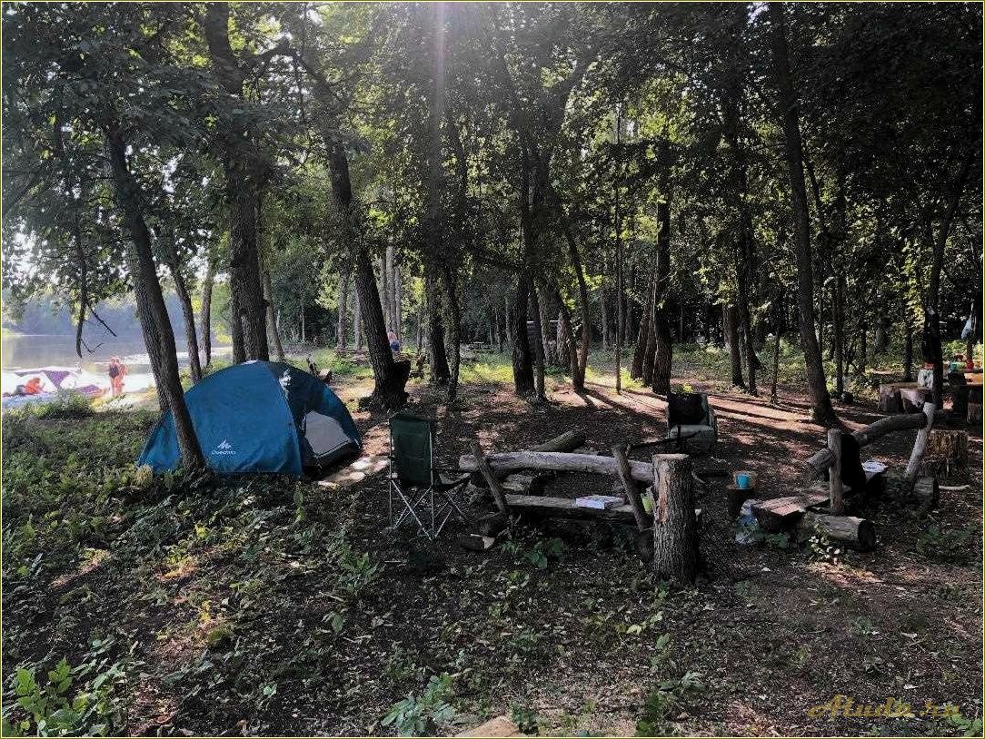 Воскресенский район Саратовской области: отдых с палатками
