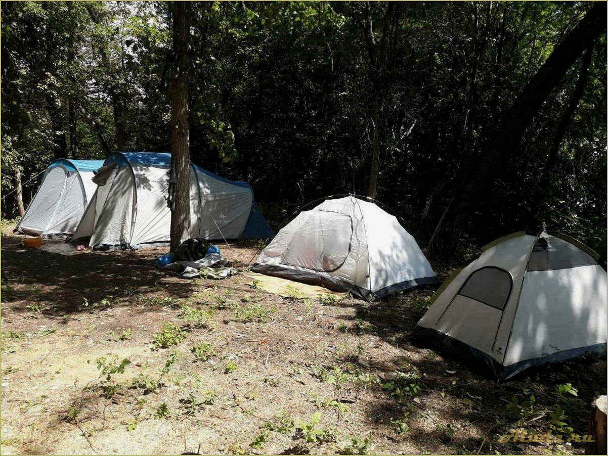 Воскресенский район Саратовской области: отдых с палатками