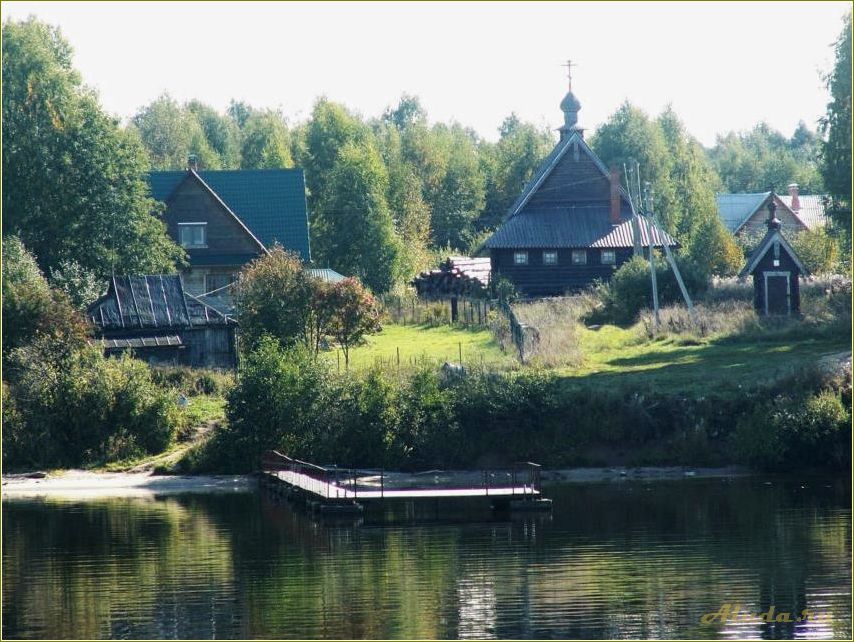 База отдыха на берегу Волги в Тверской области