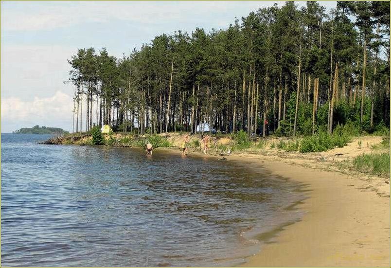 Базы отдыха на Волге в Ярославской области с пляжем