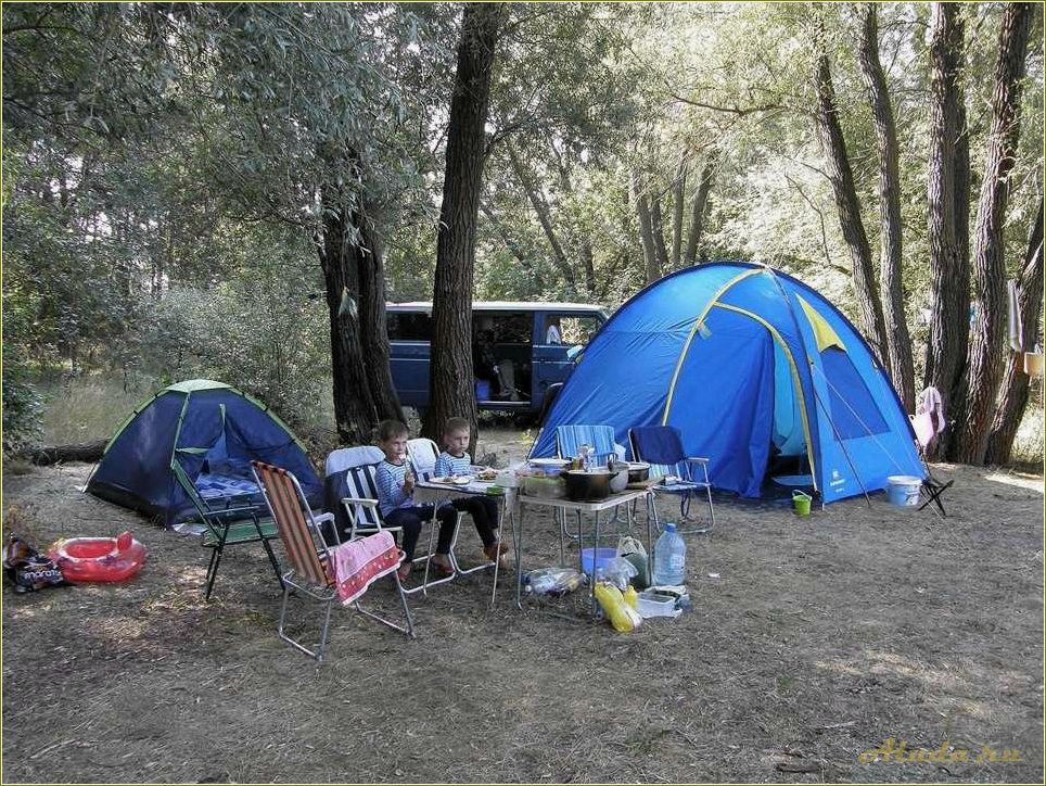 Отдых с палатками в Марксовском районе Саратовской области