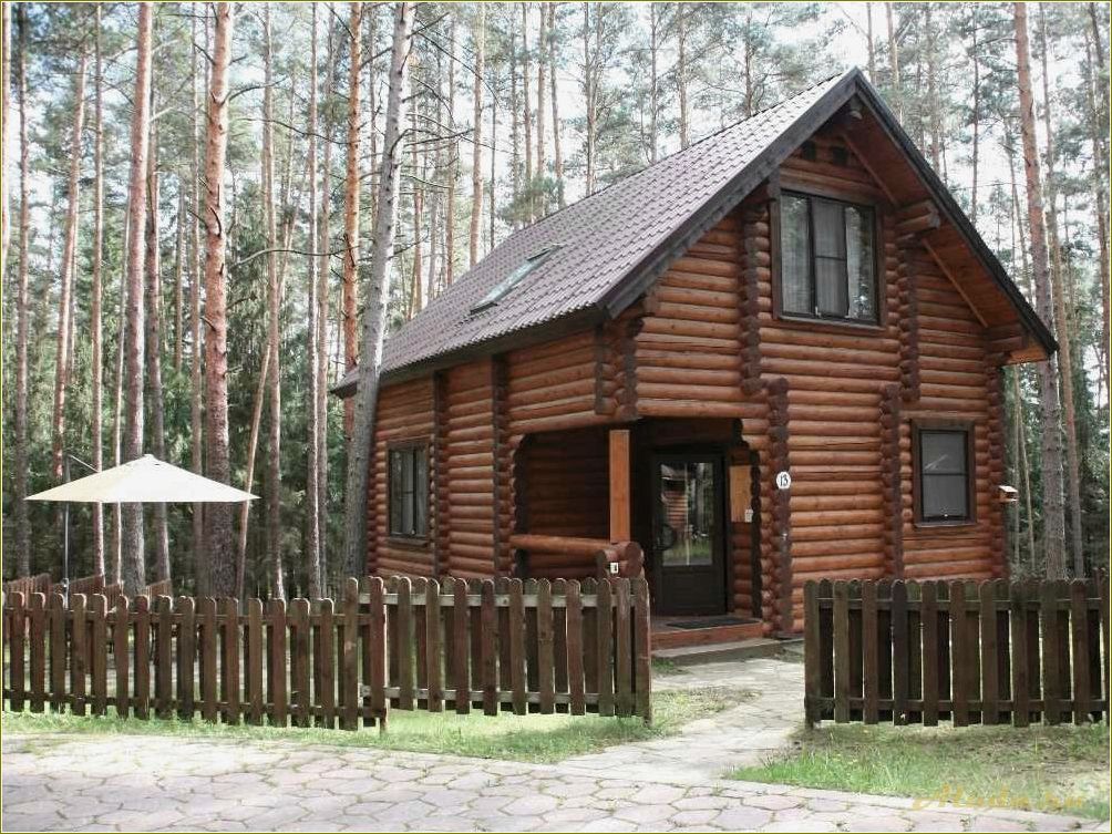 Базы отдыха с отдельными домиками в Тверской области