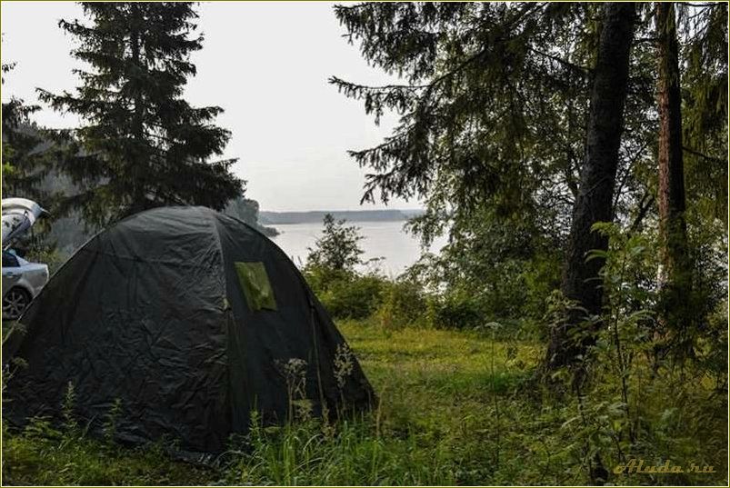 Места для отдыха в Ярославской области у воды с палатками