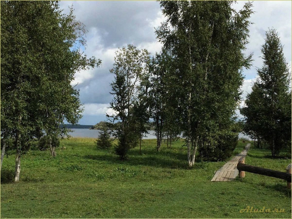 База отдыха на озере Пено Тверская область
