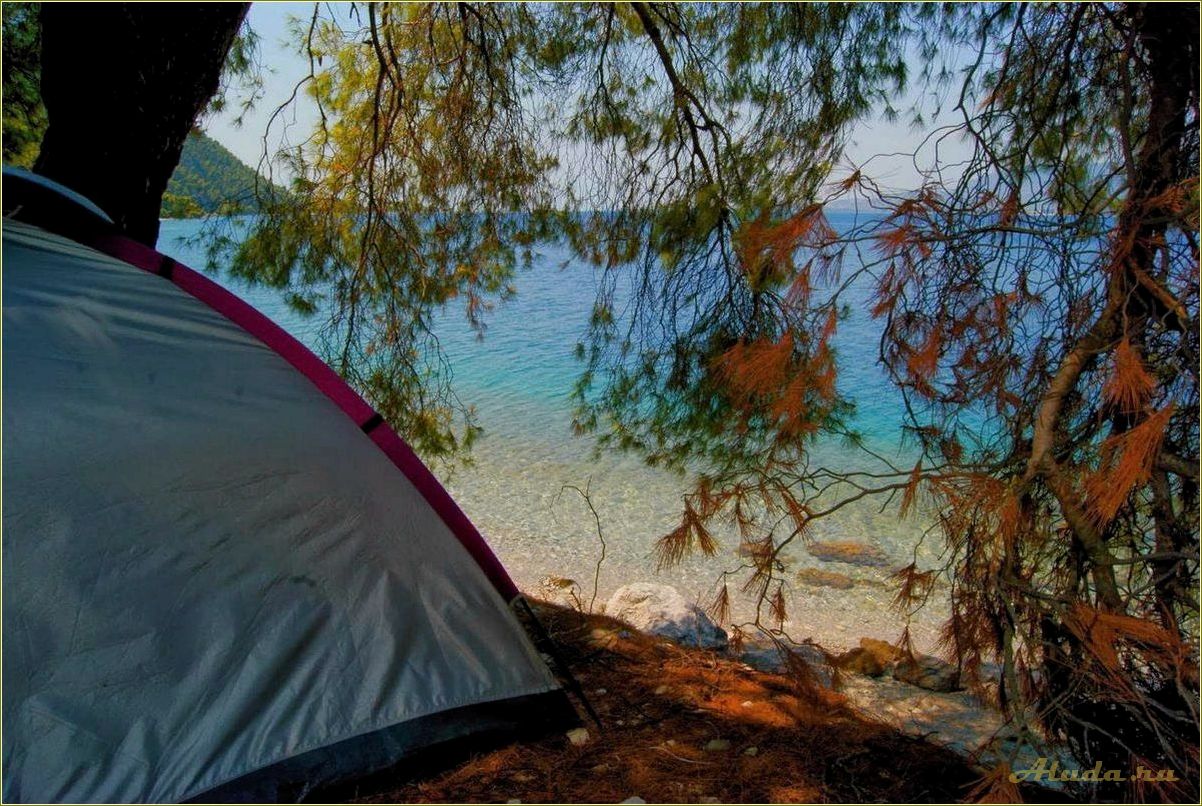 Место отдыха с палатками в Тульской области