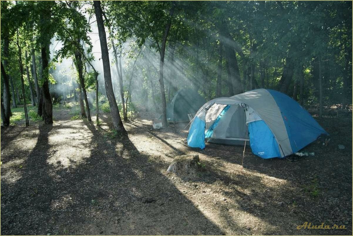 Наслаждайтесь природой и свежим воздухом — палаточный отдых в Ростовской области