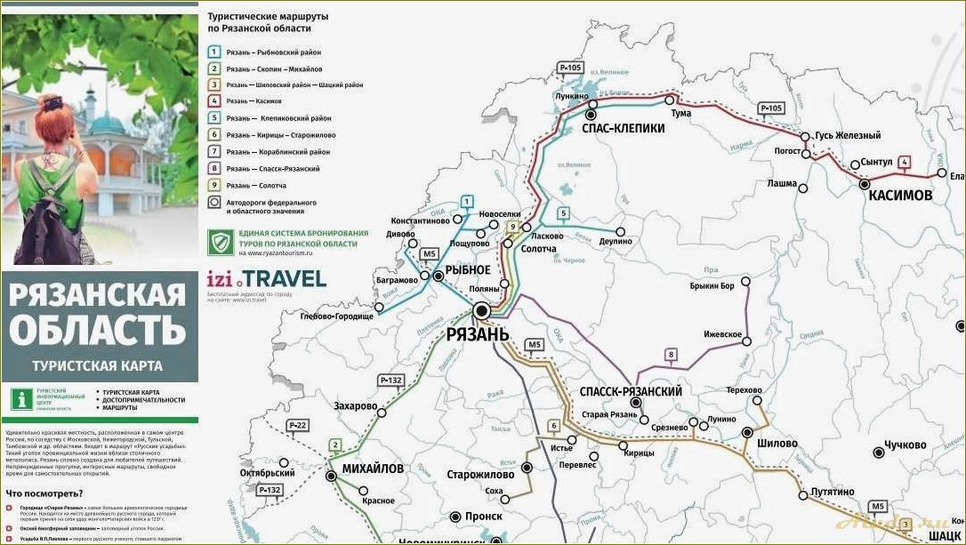 Рязанская область — уникальные достопримечательности и захватывающие туристические маршруты