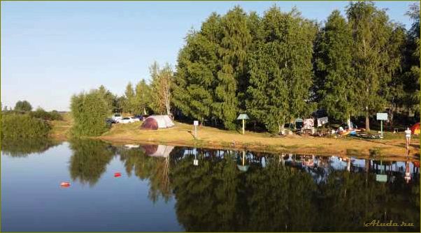 Река Неручь в Орловской области — идеальное место для отдыха с палатками