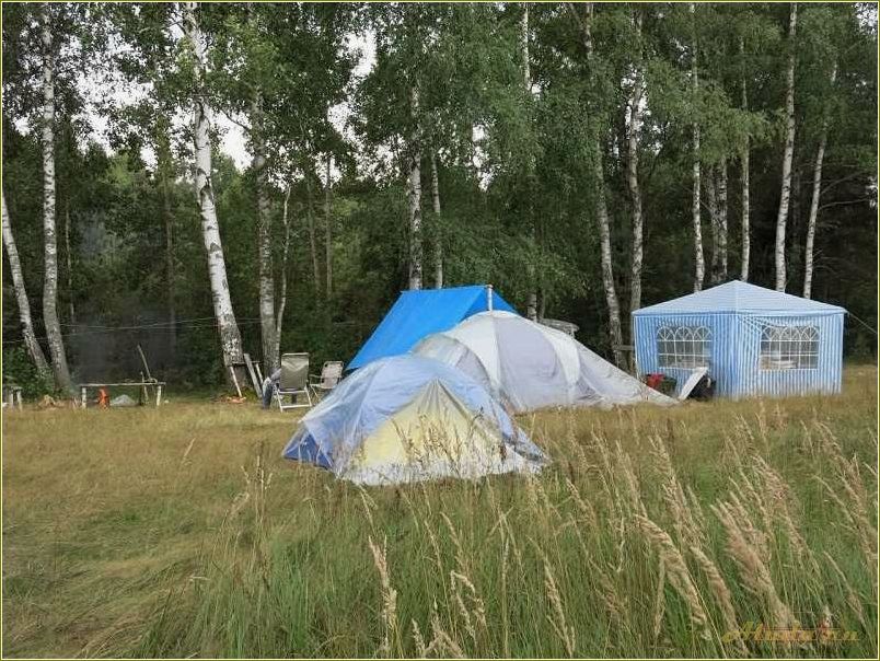 Отдых с палатками в Смоленской области у воды