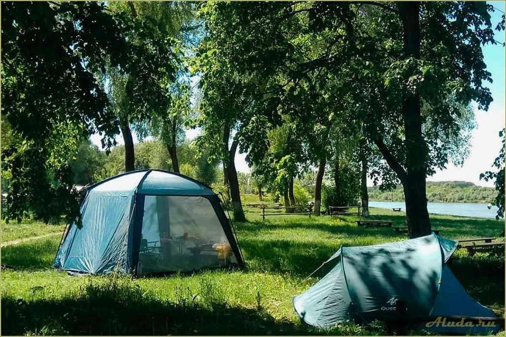 Отдых с палатками в Смоленской области у воды