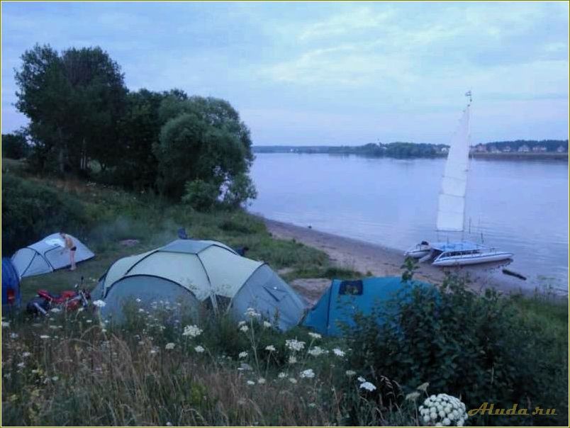 Отдых с палатками на Волге в Ярославской области