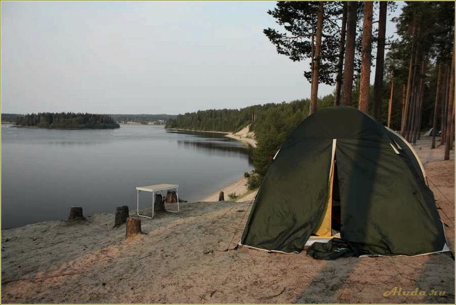 Отдых с палатками на водохранилище в Тамбовской области