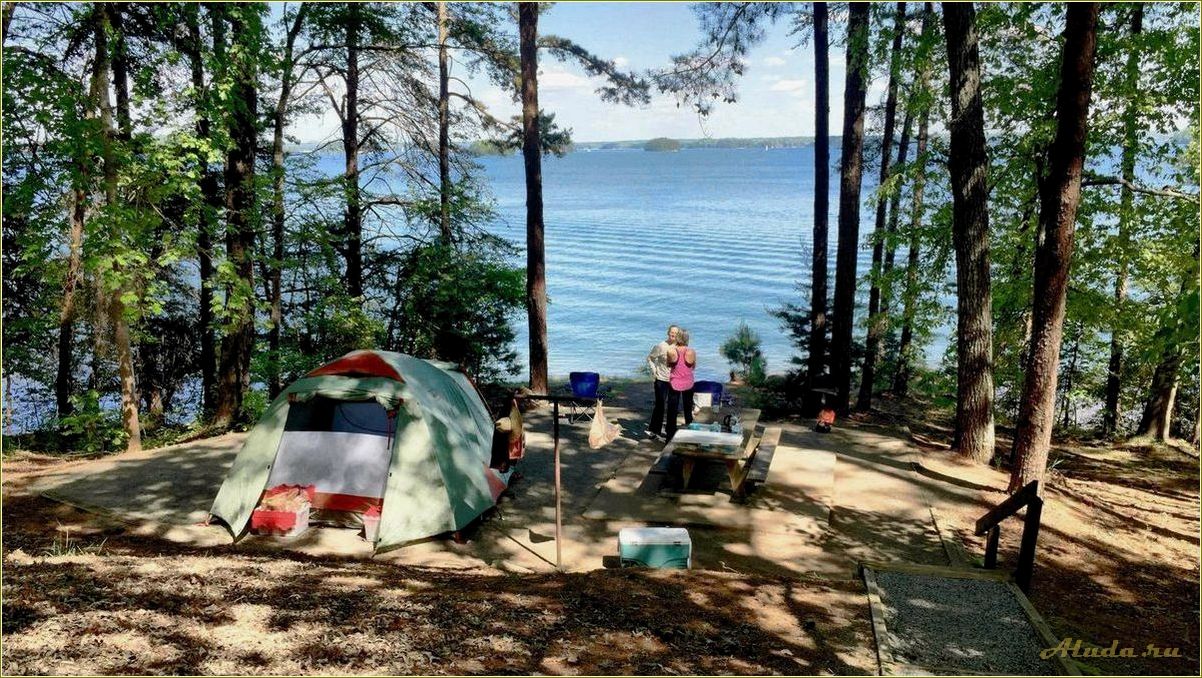 Отдых с палатками на водохранилище в Тамбовской области