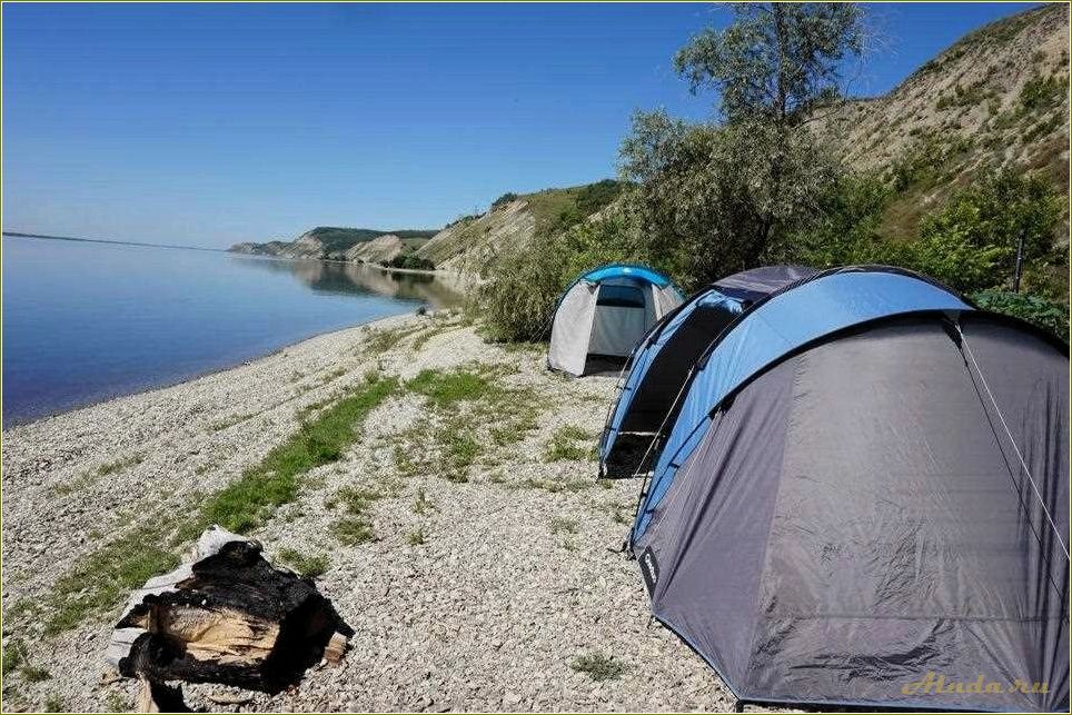 Отдых с палатками на водохранилище в Тамбовской области