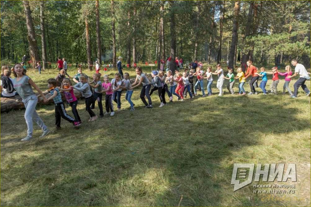 Отдых детей в Нижегородской области — лучшие места, программы и развлечения