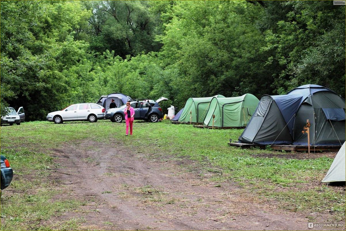 Места для отдыха на Дону с палатками в Липецкой области — наслаждайтесь природой и уютом в уникальных локациях