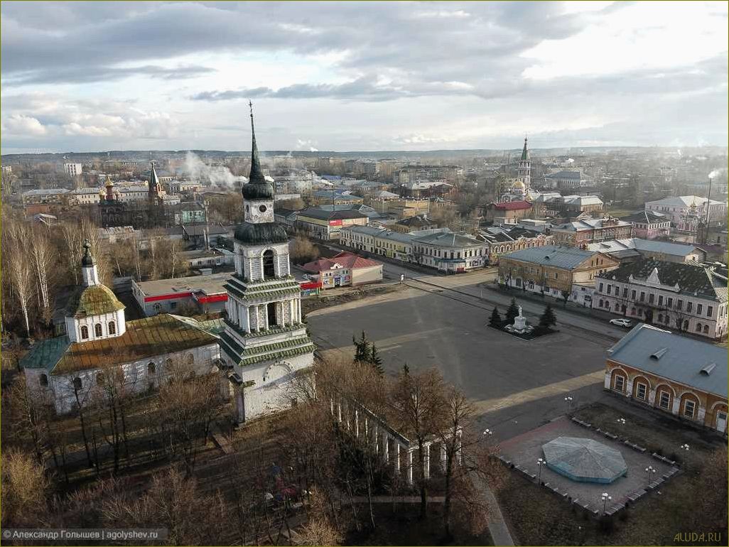 Удивительные достопримечательности и культурное наследие города Слободской, расположенного в Кировской области