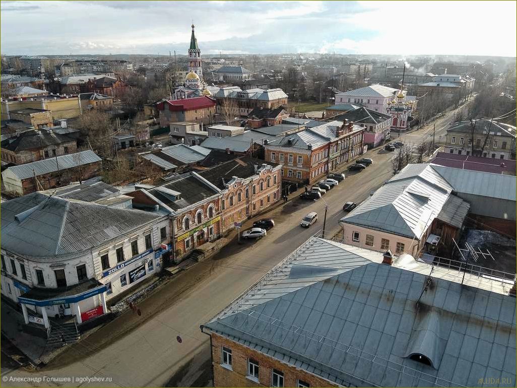 Удивительные достопримечательности и культурное наследие города Слободской, расположенного в Кировской области