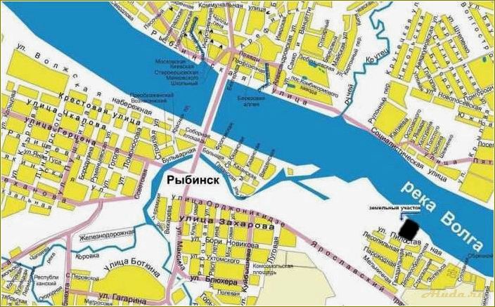 (достопримечательности, рыбинска, ярославской, области, карте) Достопримечательности Рыбинска Ярославской области на карте