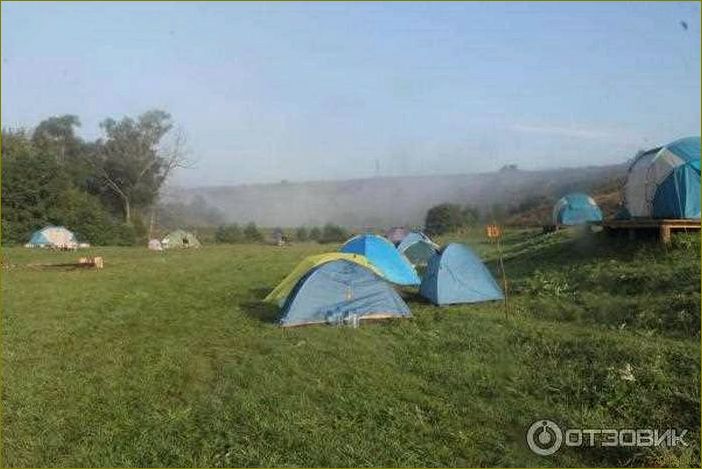 (отдых, палатками, удивительной, кудыкиной, горе) Отдых с палатками на удивительной Кудыкиной горе в Липецкой области