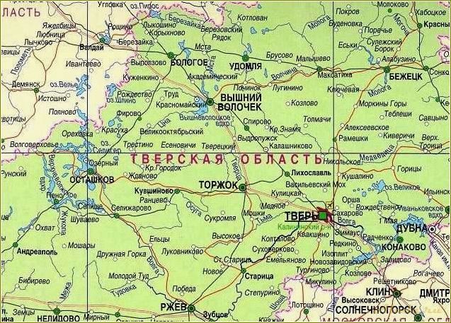 (отдых, тверской, области, карта, маршруты) Отдых в Тверской области: карта, маршруты и достопримечательности