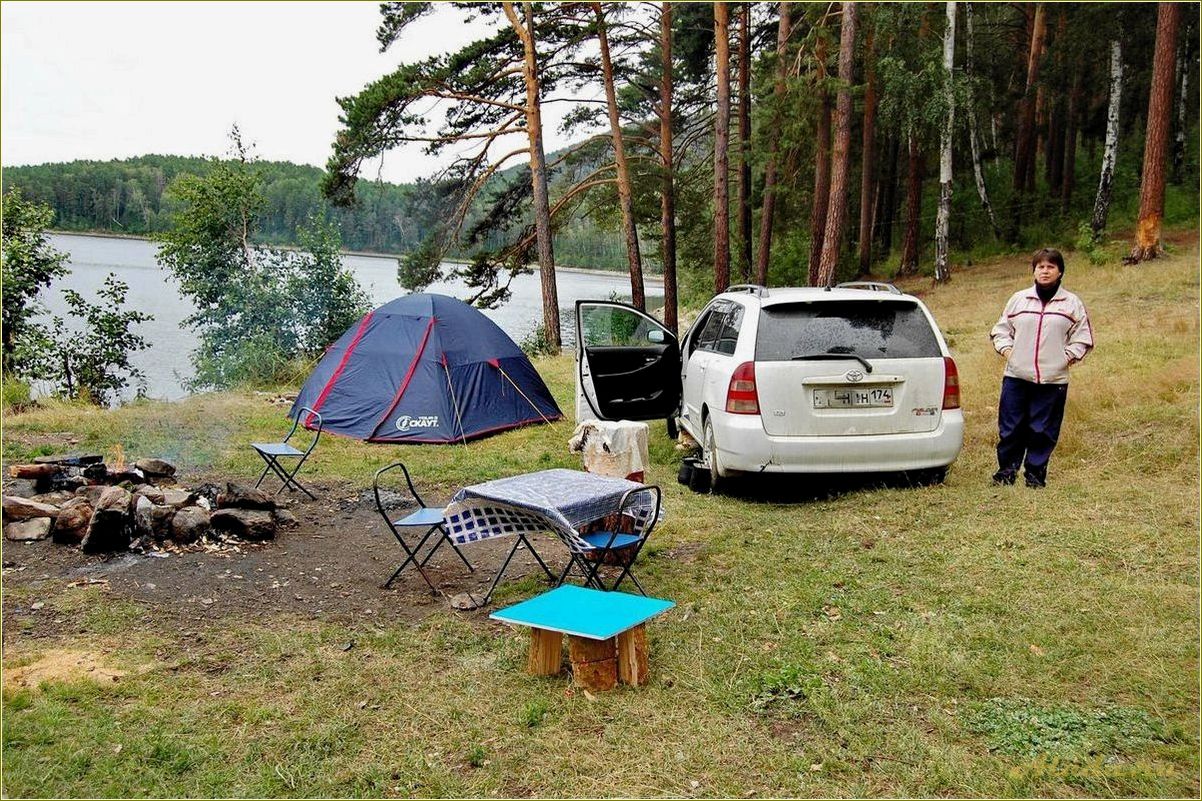 (отдых, палатками, озера, тюменской, области) Отдых с палатками у озера в Тюменской области