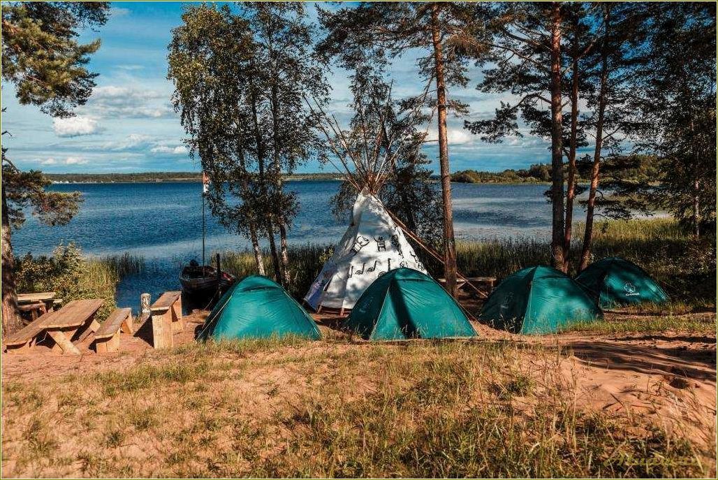 (отдых, палатками, озера, тюменской, области) Отдых с палатками у озера в Тюменской области