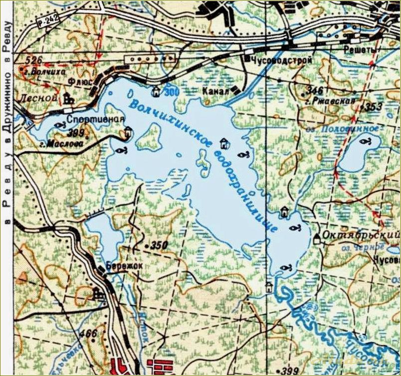 (карта, озер, отдыха, свердловской, области) Карта озер для отдыха Свердловской области