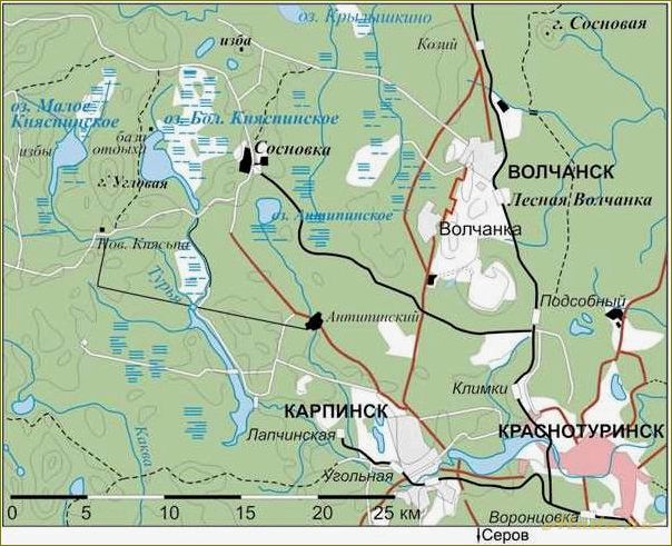 (карта, озер, отдыха, свердловской, области) Карта озер для отдыха Свердловской области