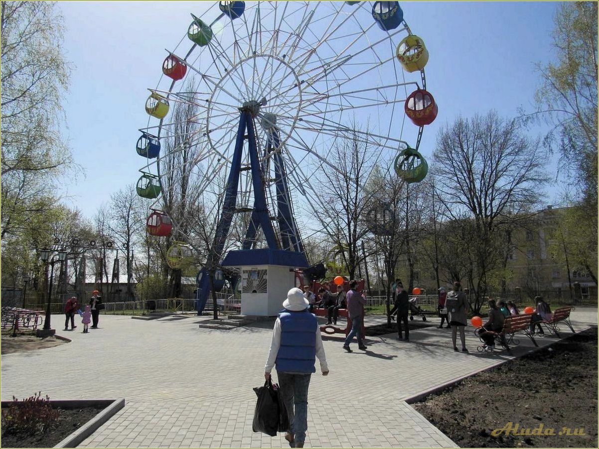 (парки, культуры, отдыха, тамбовской, области) Парки культуры и отдыха в Тамбовской области