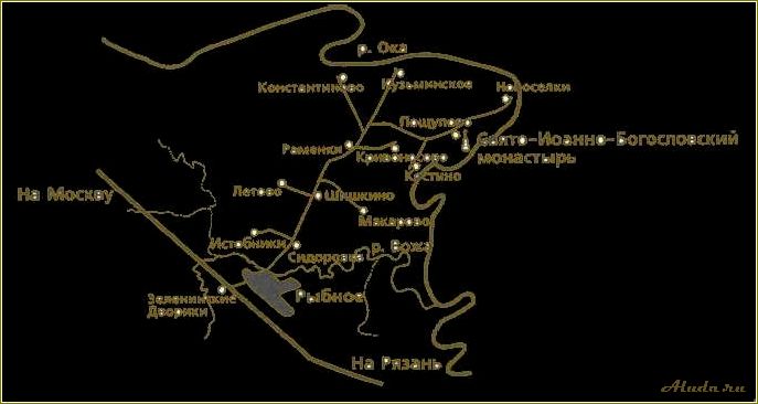 Достопримечательности Константиново на карте Ярославской области