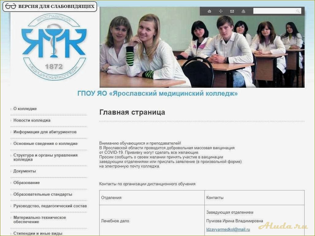 Колледжи Ярославской области по направлению туризм