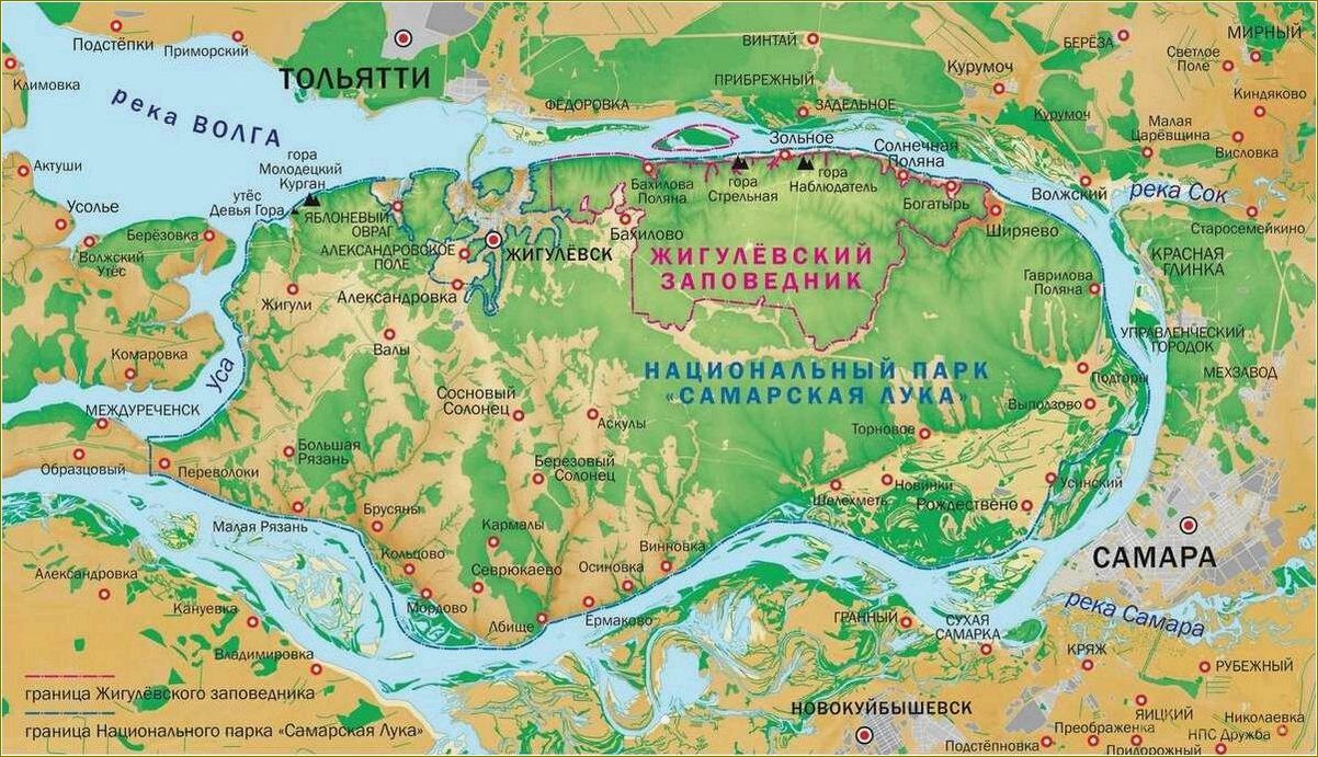 (основные, достопримечательности, самары, самарской, области) Основные достопримечательности Самары и Самарской области на карте
